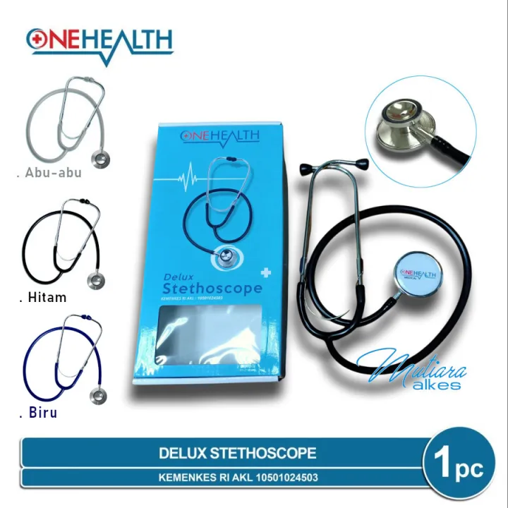 Stetoskop Deluxe Onehealth Dual Head Delux Stethoscope Lazada Indonesia 6432