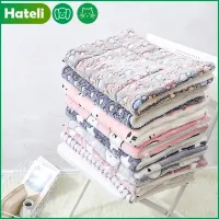 【HATELI】Pet Blanket Dog Bed Cat Mat Soft Coral Fleece Winter Thicken Warm Sleeping Beds for Small Medium Dogs Cats
