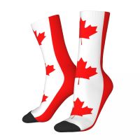 Winter Warm Retro Unisex Canada Standard Flag Socks Non-slip Basketball Socks Socks Tights