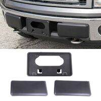 FRONT BUMPER GUARDS INSERTS PADS CAPS LICENSE PLATE BRACKET FOR 09-14 FORD F150