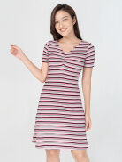Váy liền mùa hè dáng xòe CANIFA chất liệu rayon pha dáng ôm 6DS21S021