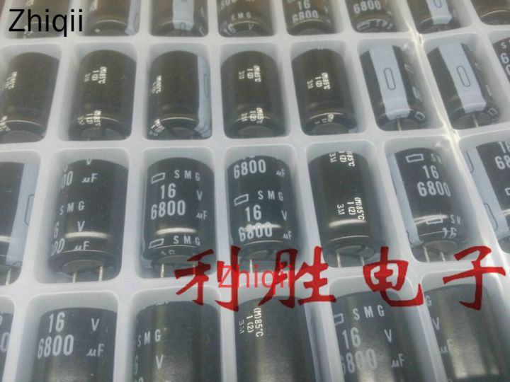 5pcs/10pcs Original new 6800UF 16V NIPPON CHEMI-CON Electrolytic Capacitor 16V6800UF 18X25 SMG 85 degrees Electrical Circuitry Parts
