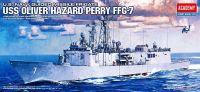 พลาสติก โมเดล ประกอบ  ACADEMY สเกล1/350 USS Oliver Hazard Perry FFG 7