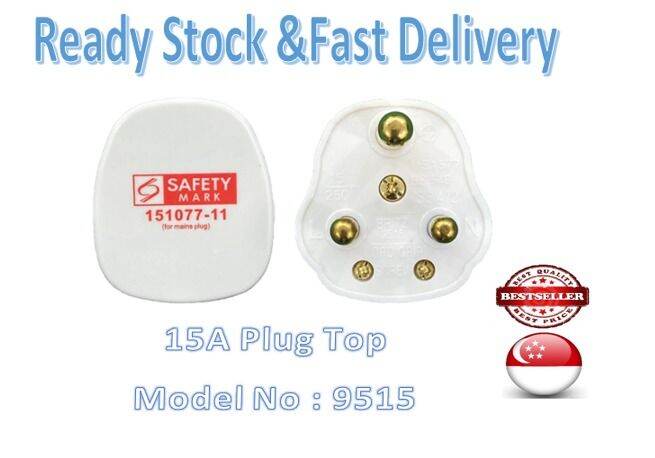 【SG 】*Ready Stock * Safety Mark 15A Plug Top | Lazada Singapore