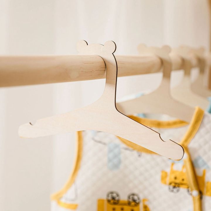 10-pcs-baby-creative-hanger-rack-baby-wooden-clothes-hanger-home-girls-princess-room-nursery-decor-for-kids-present