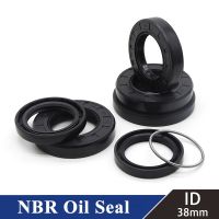 1/2pcs ID 38mm NBR Oil Seal TC-38-48/50/52/54/55/56/58/60/62/65/70/72/75-5/7/8/10/12mm Nitrile Rubber Shaft Double Lip Oil Seals Gas Stove Parts Acces