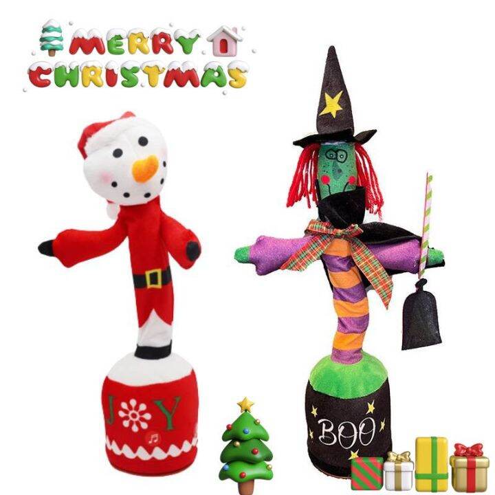 dancing-christmas-snowman-wizard-learning-talk-singing-electric-gifts-plush-toys