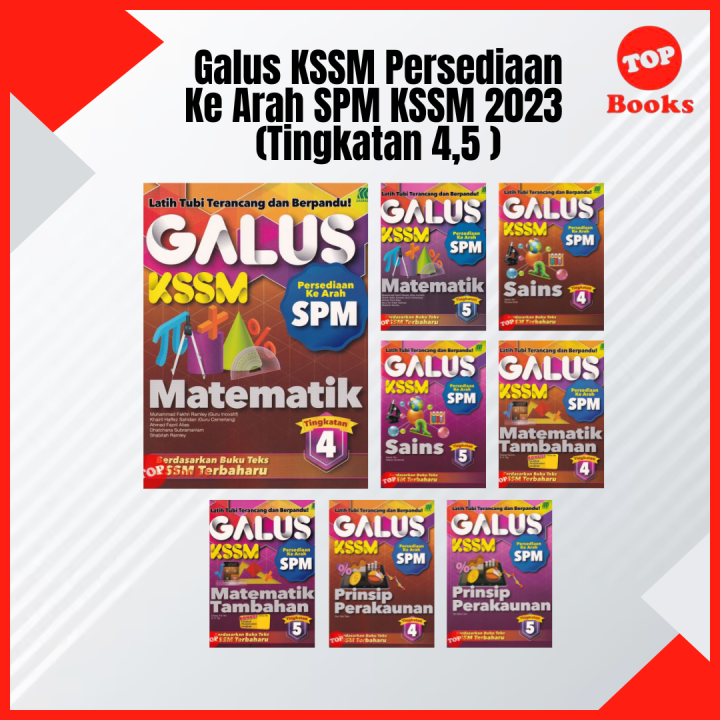 Topbooks Sasbadi Buku Latihan Galus Persediaan Ke Arah Spm Kssm Tingkatan Lazada