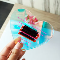 Acrylic False Eyelashes Stand Pad Pallet Lashes Holder Extension Essential Tool