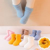 【hot sale】 ◘✜☃ C10 Baby Socks Winter Thick Warm Soft Plush Socks For Girls Boys 0-12Month