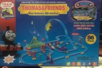 Oo kid Toys ชุดหัวรถไฟ Thomas เหาะตีลังกา 86 ชิ้น