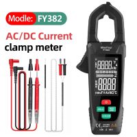 【LZ】 FY382 DC/AC Atual Digital Clamp Meter 6000 Contagens Multímetro Cor Display LCD Capacitor de Tensão Ohm Inteligente Temperatura Tester