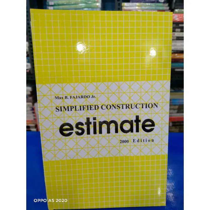 Simplified Construction Estimate by Max Fajardo Jr. Lazada PH