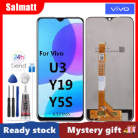 Salmatt จอแสดงผลหน้าจอ LCD 6.53นิ้วของแท้สำหรับ Vivo Y19/Y5S/Z5i/U3/U20หน้าจอสัมผัส LCD ประกอบเป็นดิจิทัลสำหรับเปลี่ยนจอ Vivo Y19/Y5S/Z5i/U3/U20