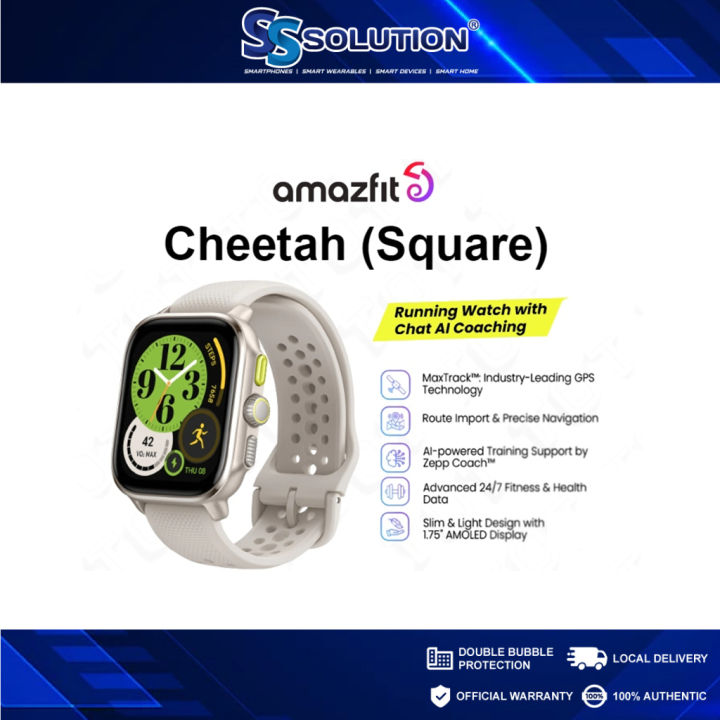 Amazfit Cheetah Square AI-Powered GPS Smart Watch