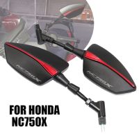 NC750X With LOGO For HONDA NC 750X NC750 X NC 750 X High Quality Motorcycle Rearview Side Mirrors Universal 8MM 10MM Screw