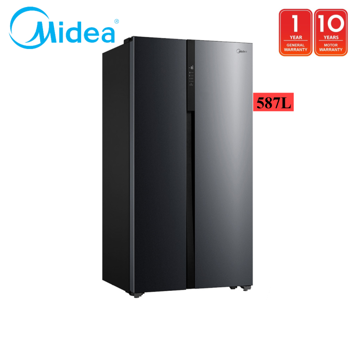 Midea Side By Side Refrigerator MSS580WEVB Lazada