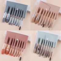 【YF】 8Pcs Mini Travel Women Unicorn Makeup Brush Set Portable Soft Concealer Beauty Foundation Eye Shadow Tool Eyelash With Bag