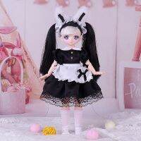 (Popular toys) แฟชั่น30เซนติเมตรตุ๊กตา21ที่สามารถเคลื่อนย้ายข้อต่อ BJD 12นิ้วแต่งหน้าแต่งตัวน่ารักสีอะนิเมะตาตุ๊กตากับเสื้อผ้าสำหรับสาวของเล่น