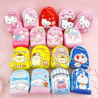 Sanrio Heltty กระเป๋าสตางค์การ์ตูนน่ารัก Cinnamoroll Melody Mini กระเป๋าเป้สะพายหลังเหรียญกระเป๋า Key Chain จี้ Kawaii กระเป๋า