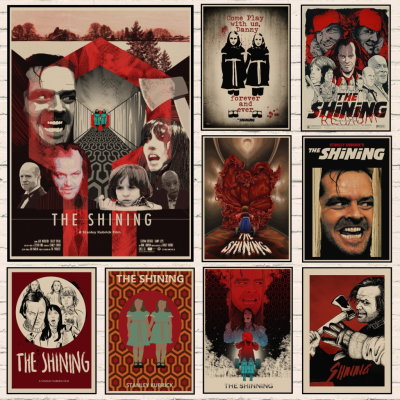 Vintage The Shining สยองขวัญโปสเตอร์ภาพยนตร์คลาสสิก Terror ฟิล์มโปสเตอร์ผนังสำหรับ Home Room Bar Decor ตกแต่งบ้าน0824