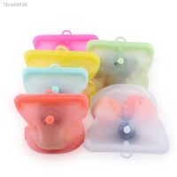 ▨ Silicone Food Bag Zero Waste Ziplock Fresh Sealed Bags Reusable Snack Bag Vegetable Fruits Sandwich Bag Food Storage Container