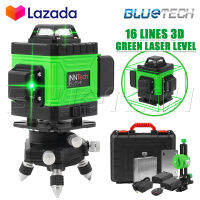 InnTech เครื่องวัดระดับเลเซอร์ เลเซอร์ 3 มิติ รุ่นใหม่!! 16 แกน 16 Lines Green Laser Level ระดับน้ำเลเซอร์ 360 องศา ลำแสงสีเขียว พร้อมแบตเตอรี่รุ่นใหม่ และอุปกรณ์ครบชุดในกล่องกันกระแทกอย่างดี