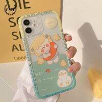 【คุณภาพสูง】เคสโทรศัพท์ ชนิด TPU พิมพ์ลายการ์ตูนเด็กผู้หญิงว่ายน้ำ สำหรับ iPhone 11 Pro Max X Xr Xs Max 7 8 Plus Se 2020 12 pro max 12 mini 13 pro max 13 mini