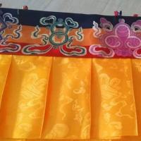 ตำนานทิเบต Yangmu: ผ้า Yangma แปด Dado ผ้าม่านรอบโต๊ะ1M * 38สูง