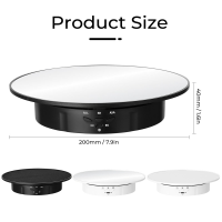 360 Degree Photography Round Auto Rotating Remote Automatically Turntable Jewelry Display Stand Base for Photo Studio Shooting