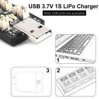 ใหม่1วินาที LiPo แบตเตอรี่ชาร์จ USB 3.7โวลต์4.20โวลต์6ช่อง1วินาที Lipo ชาร์จ Micro-JST 1.25 JST-PH 2.0 MCX mcpx เชื่อมต่อ