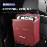 【cw】Car Trash Bin Auto Interior Seats Back Hanging Storage Bag PU Leather Rubbish Basket Bin Holder Auto Accessorieshot