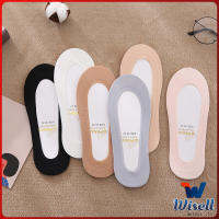 Wisell ถุงเท้าคัทชู หน้าสั้น เนื้อนิ้ม  ขนาดเดียว sock มีสินค้าพร้อมส่ง