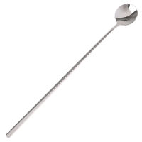 JIANG Stainless Steel Dinnerware Long Handle Spoon Coffee Ice Cream Spoons Bar Tools