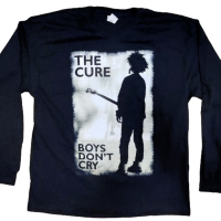 เสื้อวง THE CURE (boy dont cry) แขนยาว..