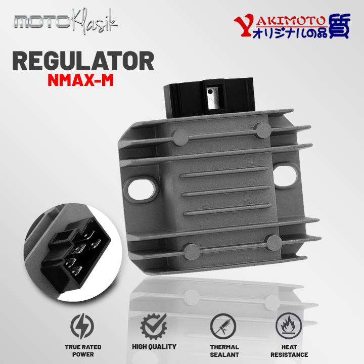 YAKIMOTO REGULATOR / RECTIFIER 5PINS FOR YAMAHA NMAX MOTORCYCLE 1PC