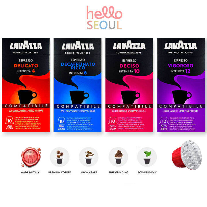 lavazza nespresso compatible pods