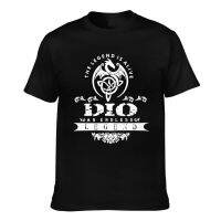 Top Tees Personality Legend Is Alive Dio Endless The Standard Punk Novelty เสื้อยืดผู้ชายสวมใส่ทุกวัน
