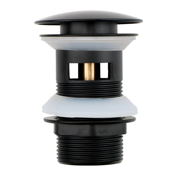 Pop Up Drain with Overflow Vanity Sink Waste Drainer Slotted Washbasin