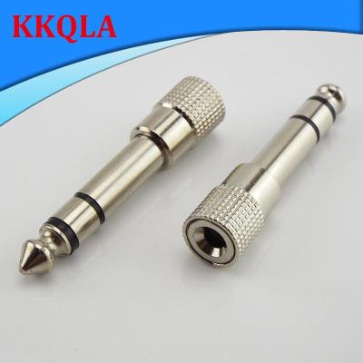 QKKQLA 6.5mm 6.35mm 1/4" Male Plug to 3.5mm 1/8" Female Jack Stereo Connector Headphone speaker Audio Adapter for piano Microphone