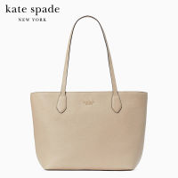 KATE SPADE NEW YORK LEILA PEBBLED LEATHER TOTE KB651 กระเป๋าถือ