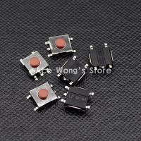 Free shipping 100PCS SMD 5Pin 6X6X3.1MM Red Tactile Tact Push Button Micro Switch Momentary Electrical Circuitry  Parts