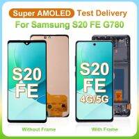 Tested Super AMOLED For Samsung Galaxy S20 FE G780 LCD Display S20 FE 5G G781 S20 Lite Touch Screen Ditigitizer Assembly Parts