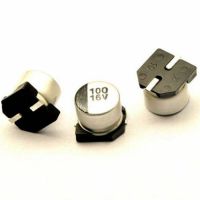 10ชิ้น100UF 16V 100MFD อลูมิเนียม SMD 16โวลต์ตัวเก็บประจุแบบอิเล็กโทรไลติก6.3มม. × 5.4มม.