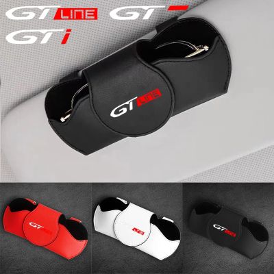 Tempat Kacamata Hitam Mobil untuk Peugeot GTLINE GTI GT 206 208 307 308 Multifungsi Klip Kacamata Klip Tagihan Aksesori Mobil
