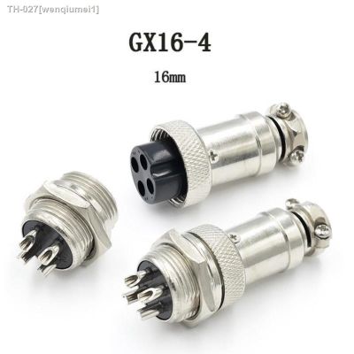 ❐⊙⊕ GX16-4 Core Aviation Plug Socket Connector Male And Female Connector Butt Joint 16mm
