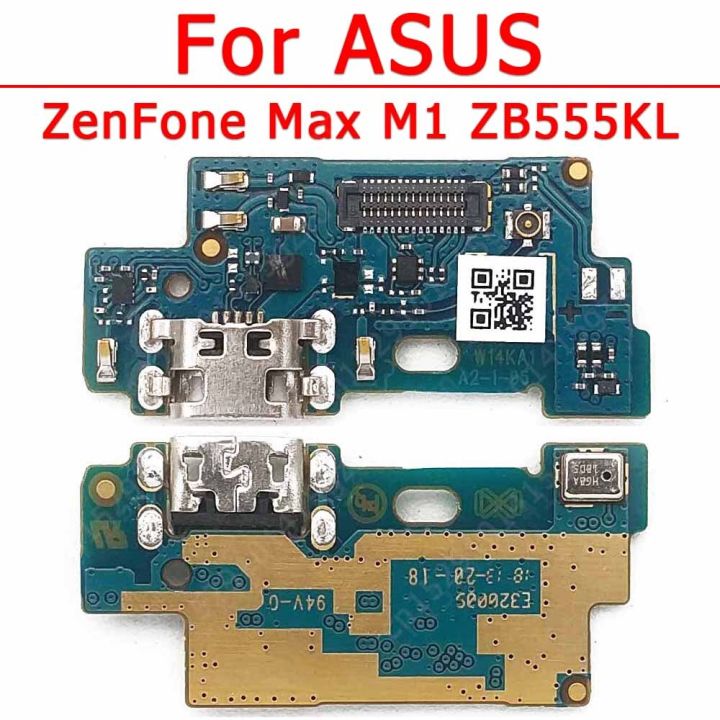 ชาร์จพอร์ตดั้งเดิมสำหรับ ASUS Zenfone Max M1 USB ZB555KL บอร์ดซ่อมโทรศัพท์มือถือตัวเชื่อมต่อแบบแท่นยืดหยุ่น PCB สายเคเบิลสำหรับเปลี่ยนชิ้นส่วนอะไหล่