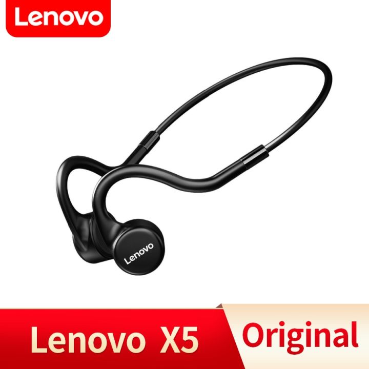 lenovo-หูฟังกับมิ๊กโฟนดำน้ำ-x5-ipx8หูฟังส่งเสียงผ่านกระดูกกันน้ำได้มีที่เก็บข้อมูลในตัวเครื่องเล่นเพลง-mp3-8g