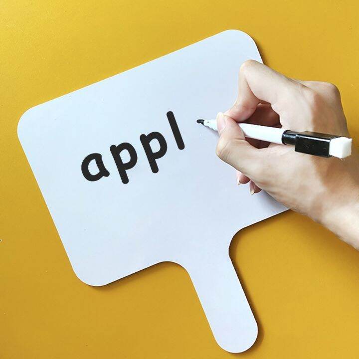 Handheld Dry Erase Board class interaction Quick response whiteboard