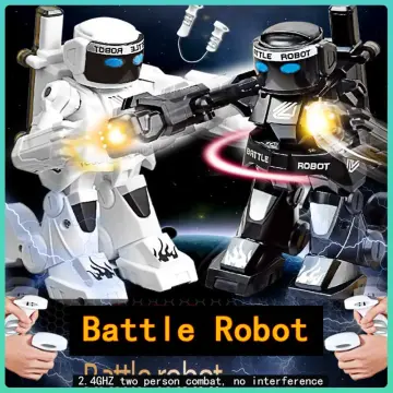 2.4g Remote Control Combat Robot Kit - Fantasy Sci-fi Boxing Toy For Kids